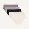 Nautica Womens Mid-rise Brief, 5-pack In Multi