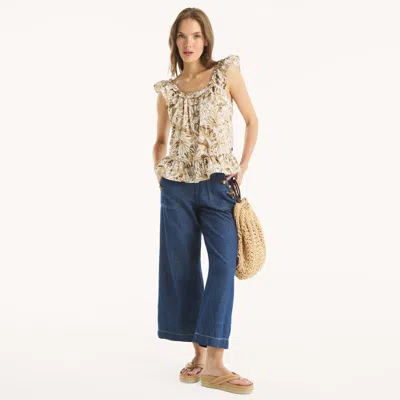 Nautica Womens Sailor Jean In Blue
