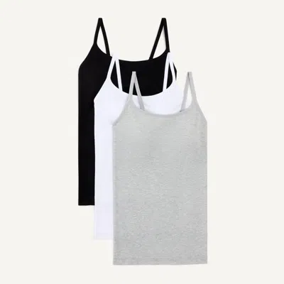 Nautica Womens Seamless Cami, 3-pack In Multi