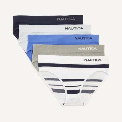 Nautica Womens Seamless Hipster Brief, 5-pack