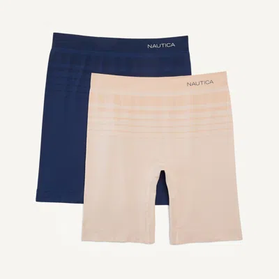 Nautica Womens Seamless Slip Short In Multi