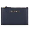 Nautica Womens Slim Zip Card Case In Blue