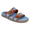 Nautica Womens Slip-on Sandal In Blue