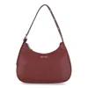 Nautica Womens Studded Shoulder Bag In Burgundy