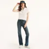 Nautica Womens Sustainably Crafted True Flex Mid-rise Bootcut Denim In Blue