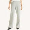 Nautica Womens Wide Leg Fleece Sweatpant In Pink