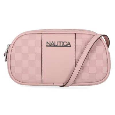 Nautica Womens Woven Crossbody Bag In Multi