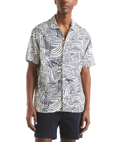 Nautica X Beach Boys Men's Printed Camp Shirt
