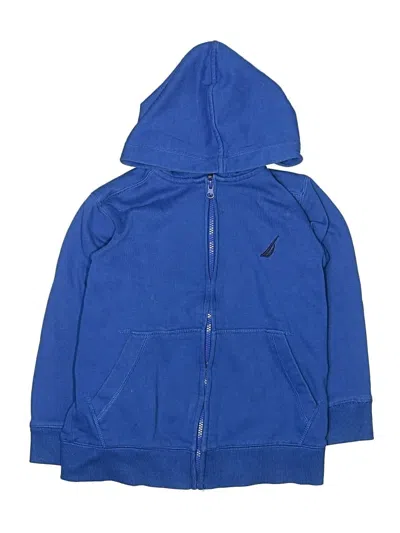 Pre-owned Nautica Kids' Zip Up Hoodie In Blue