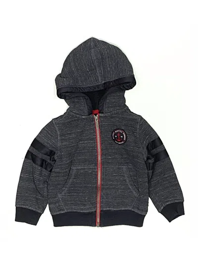 Pre-owned Nautica Kids' Zip Up Hoodie In Gray