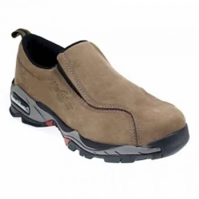 Nautilus Women's Slip On Steel Toe Work Shoe In Brown