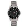 Nautis Admiralty Pro 200 Bracelet Watch With Date In Black