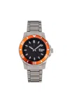 Nautis Admiralty Pro 200 Bracelet Watch With Date In Orange