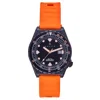 NAUTIS BALTIC STRAP WATCH W/DATE - BLACK/ORANGE