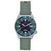 Nautis Baltic Strap Watch W/date - Green In Green