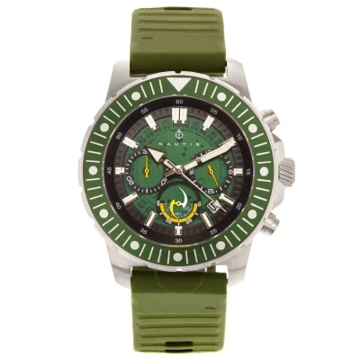 Nautis Caspian Chronograph Quartz Green Dial Men's Watch 21227g-e