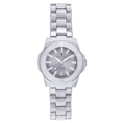 Pre-owned Nautis Cortez Automatic Bracelet Watch W/date - Gray