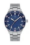 Nautis Deacon Bracelet Watch In Blue