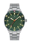 Nautis Deacon Bracelet Watch In Green