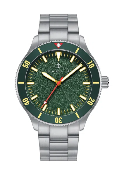 Nautis Deacon Bracelet Watch In Green