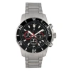 Nautis Dive Chrono 500 Chronograph Bracelet Watch In Black