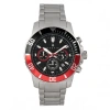 Nautis Dive Chrono 500 Chronograph Bracelet Watch In Black/red