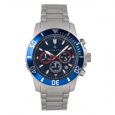 Nautis Dive Chrono 500 Chronograph Bracelet Watch In Blue