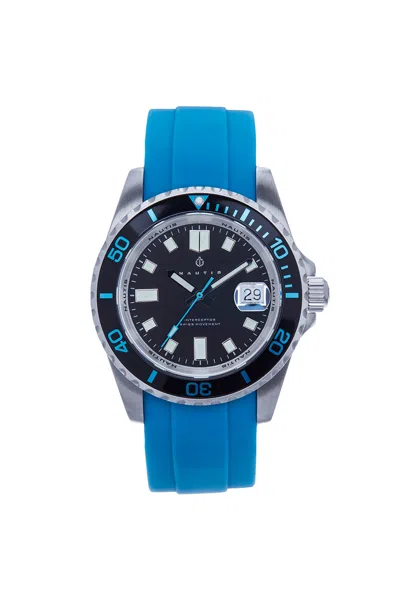 Nautis Interceptor Box Set With Interchangable Bands And Date Display In Blue