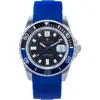 Nautis Interceptor Box Set With Interchangable Bands And Date Display In Navy