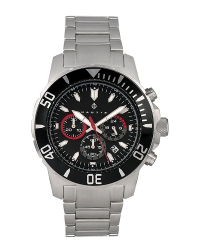 Nautis Dive Chrono 500 Chronograph Bracelet Watch In Black