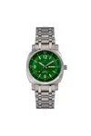 Nautis Stealth Bracelet Watch With Day & Date In Green / Teal