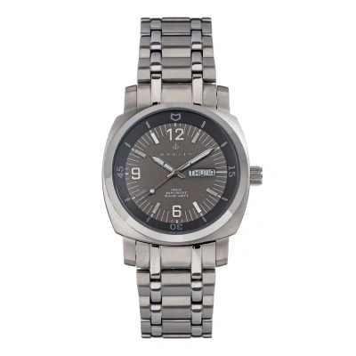 Nautis Stealth Bracelet Watch With Day & Date In Grey