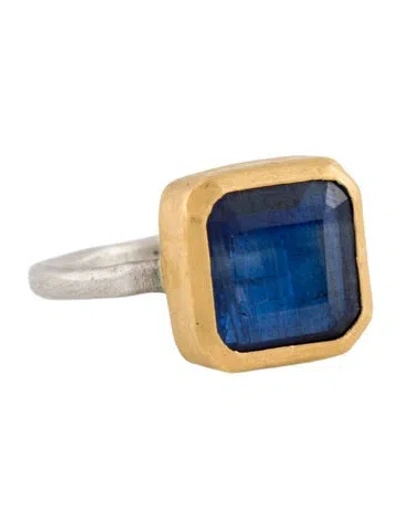 Pre-owned Nava Zahavi Kyanite Cocktail Ring In Multi