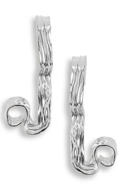 Naveda Naisa Drop Earrings In Silver
