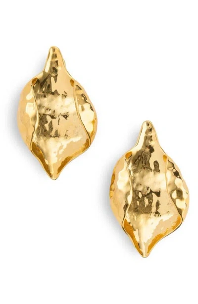 Naveda Noa Drop Earrings In Gold