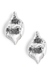 Naveda Noa Drop Earrings In Silver