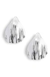 Naveda Zaria Drop Earrings In Silver