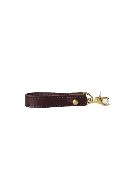 Navvy Meldon - Silt Brown Leather Key Ring