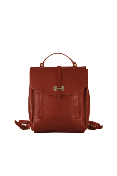 Navvy Men's Brown Culloden - Russet Tan Leather Backpack