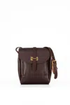 Navvy Men's Saltburn - Silt Brown Leather Messenger Bag In Brown
