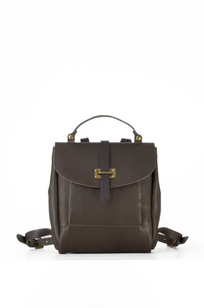 Navvy Women's Neutrals / Grey Oldbury - Smog Grey Leather Backpack