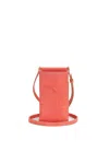 Navvy Women's Pink / Purple Lambley - Saveloy Pink Leather Phone Holder In Pink/purple