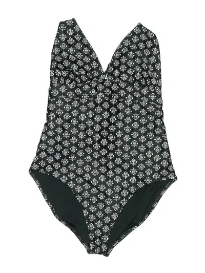 Pre-owned Navy One Piece Swimsuit In Black