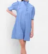 Navybleu Westport Mini Dress In Cornflower Blue In Blue