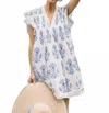 Navybleu Women's Eden Dress In Blue Block In Blue