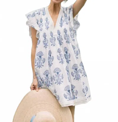 Navybleu Women's Eden Dress In Blue Block