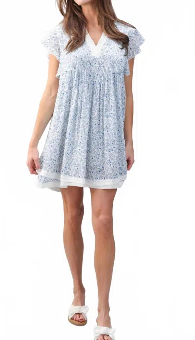 Navybleu Women's Eden Dress In Dainty Blue In Gray