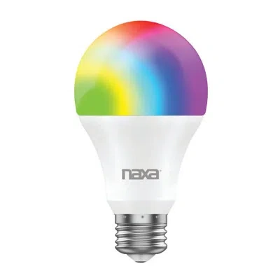 Naxa 8 Watt, A19 Led, Non-dimmable Light Bulb, Color Changing, E26/medium (standard) Base In White