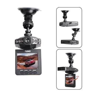 Naxa Portable Hd Video Dash Cam In Black