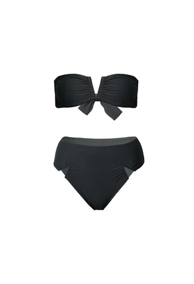 Nayades The Label Women's Stella Two-piece Black-bottom